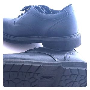 Black Oxford Steel Toe Shoe